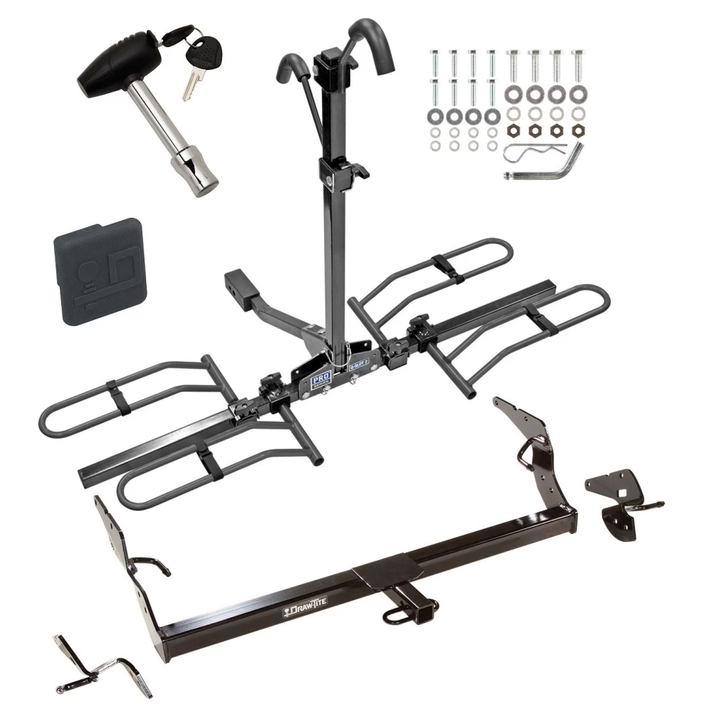 Custom Fit Trailer Hitch2 Bike Carrier Rail Rack Security Lock Pin Rubber Hitch Plug Cover Installation Hardware Installation Instructions 24870 63134 580407 2211 Draw-Tite Trailer Tow Hitch 05-12 Toyota Avalon Platform Style 2 Bike Rack Hitch Lock and C Trailer Tow Hitch For 05-12 Toyota Avalon Platform Style 2 Bike Rack w/ Hitch Lock and Cover