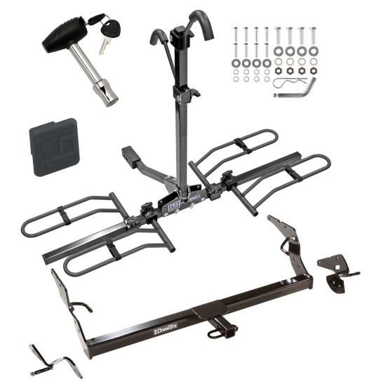 Custom Fit Trailer Hitch2 Bike Carrier Rail Rack Security Lock Pin Rubber Hitch Plug Cover Installation Hardware Installation Instructions 24870 63134 580407 2211 Draw-Tite Trailer Tow Hitch 05-12 Toyota Avalon Platform Style 2 Bike Rack Hitch Lock and C Trailer Tow Hitch For 05-12 Toyota Avalon Platform Style 2 Bike Rack w/ Hitch Lock and Cover