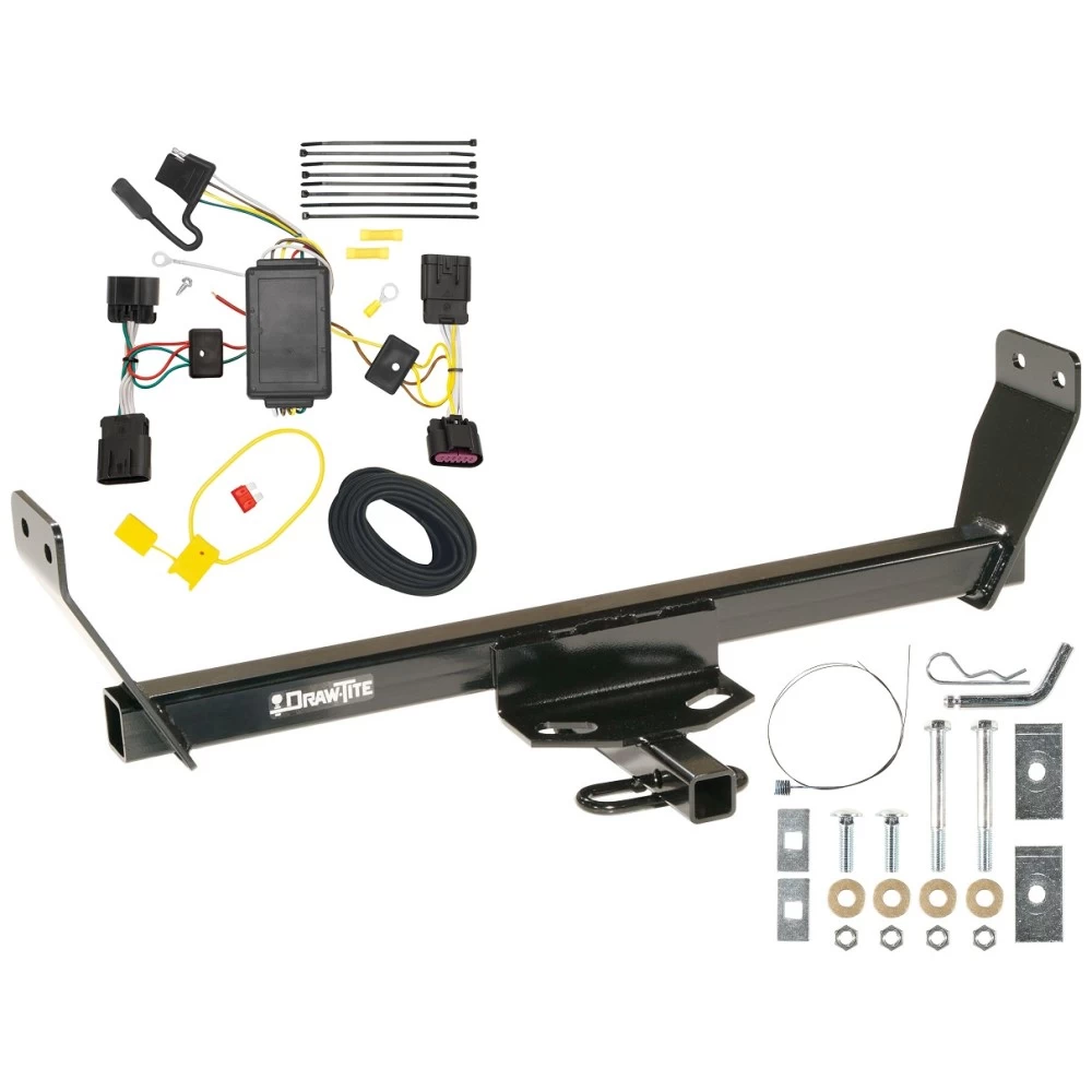 Trailer Tow Hitch For 2011 Chrysler 200 Dodge Avenger w/ Wiring Harness Kit