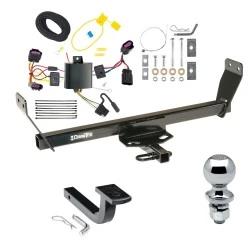 Trailer Tow Hitch For 11-14 Chrysler 200 All Models Complete Package w/ Wiring Draw Bar and 2" Ball