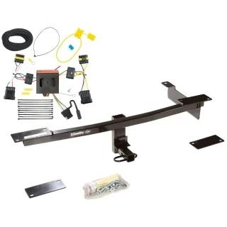 Trailer Tow Hitch For 12-19 Fiat 500 Exc Abarth models w/ Wiring Harness Kit