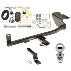 Trailer Tow Hitch For 12-17 Mazda 5 All Models Complete Package w/ Wiring Draw Bar and 2" Ball