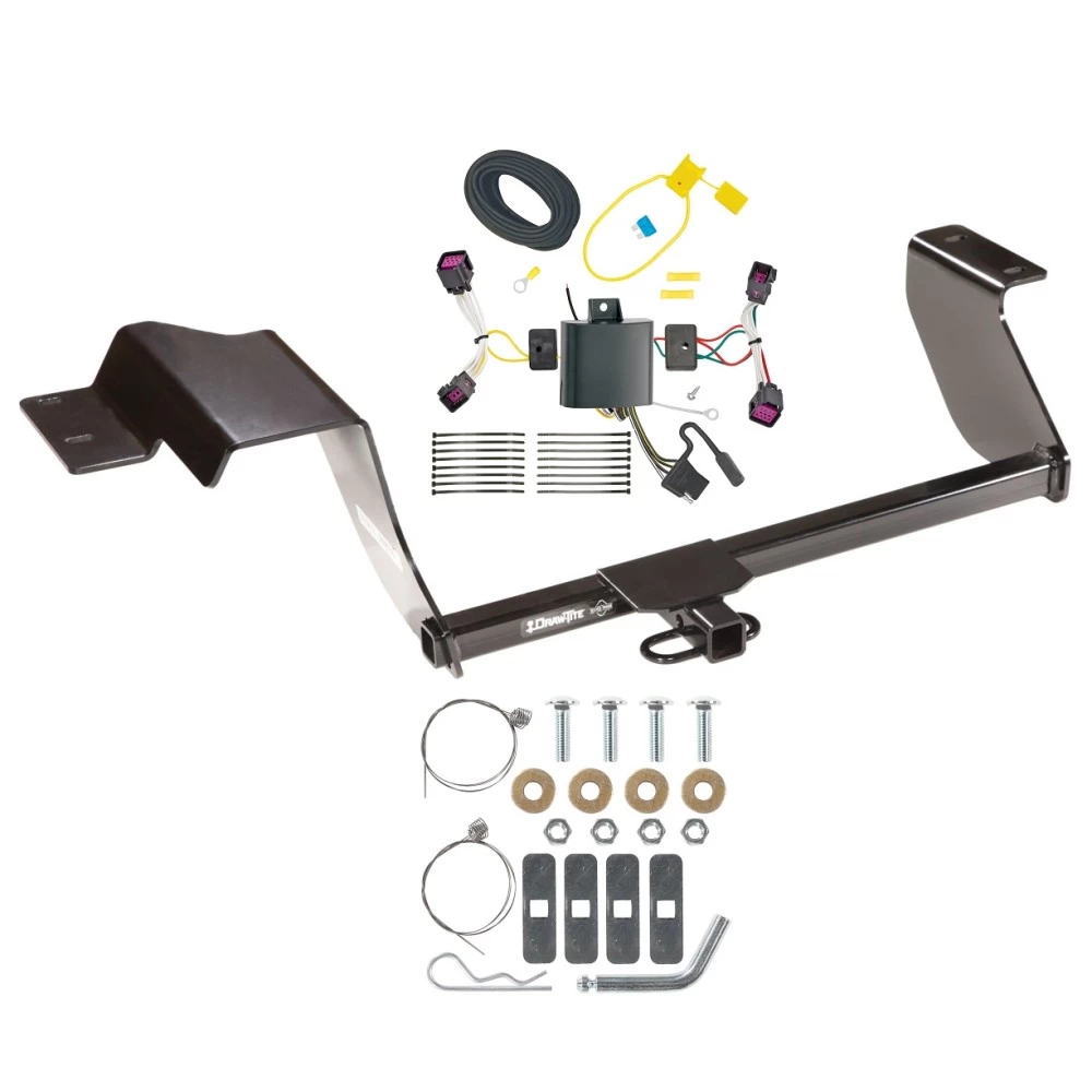 Trailer Tow Hitch For 17-19 Chevy Sonic Hatchback w/ Wiring Harness Kit
