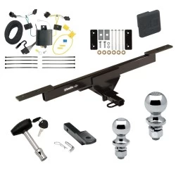 Trailer Tow Hitch For 12-15 Volkswagen Passat All Models Deluxe Package Wiring 2" and 1-7/8" Ball and Lock
