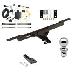 Trailer Tow Hitch For 12-15 Volkswagen Passat All Models Complete Package w/ Wiring Draw Bar and 2" Ball