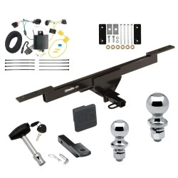 Trailer Tow Hitch For 16-22 Volkswagen Passat All Models Deluxe PKG Wiring 2" and 1-7/8" Ball and Lock