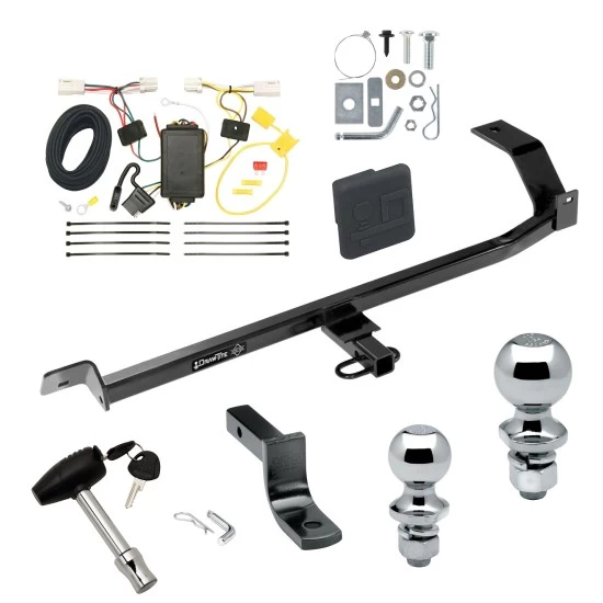 Custom Fit Trailer Hitch Draw-Bar w/ Pin/Clip Wiring Harness (Plug & Play)1-7/8" and 2" Chrome Ball Security Lock Pin Rubber Hitch Plug Cover Installation Hardware Installation Instructions 24885 3593 118538 63820 63810 580407 2211 Draw-Tit Trailer Tow Hitch For 10-17 Mitsubishi Lancer Exc Evolution Ralliart Dual Exhaust Deluxe Package Wiring 2" and 1-7/8" Ball and Lock
