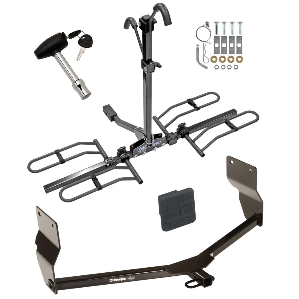 Custom Fit Trailer Hitch2 Bike Carrier Rail Rack Security Lock Pin Rubber Hitch Plug Cover Installation Hardware Installation Instructions 24890 63134 580407 2211 Draw-Tite Trailer Tow Hitch 13-16 Dodge Dart Platform Style 2 Bike Rack Hitch Lock and Cov Trailer Tow Hitch For 13-16 Dodge Dart Platform Style 2 Bike Rack w/ Hitch Lock and Cover