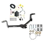 Trailer Tow Hitch For 13-17 Honda Accord w/o LED Taillights w/ Wiring Harness Kit