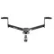 Trailer Tow Hitch For 08-12 Honda Accord Coupe & Sedan Complete Package w/ Wiring Draw Bar and 2" Ball