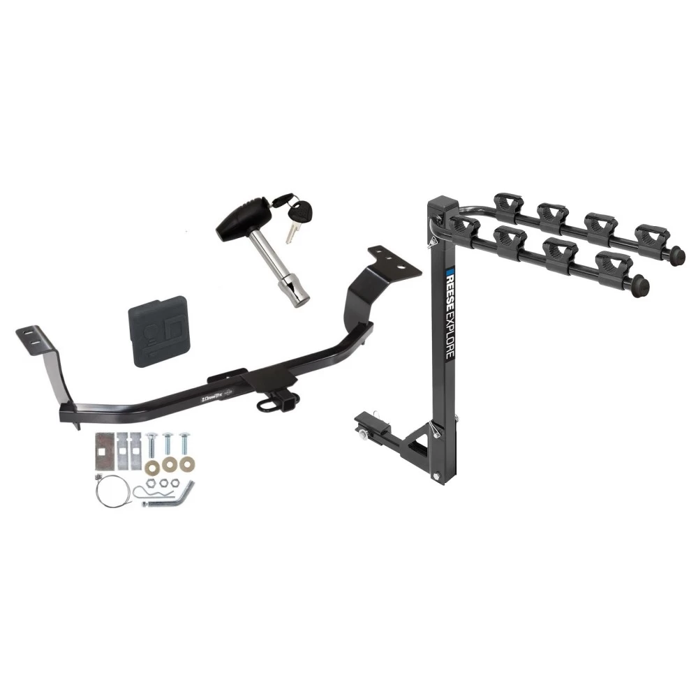 Custom Fit Trailer Hitch4 Bike Carrier Security Lock Pin Rubber Hitch Plug Cover Installation Hardware Installation Instructions 24902 1393100G 580407 2211 Draw-Tite Trailer Tow Hitch 4 Bike Rack 11-16 Hyundai Elantra tilt away adult or child arms fold Trailer Tow Hitch w/ 4 Bike Rack For 11-16 Hyundai Elantra tilt away adult or child arms fold down carrier w/ Lock and Cover