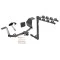 Trailer Tow Hitch w/ 4 Bike Rack For 14-19 Nissan Versa Note tilt away adult or child arms fold down carrier w/ Lock and Cover