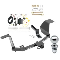 Trailer Tow Hitch For 14-19 Nissan Versa Note All Models Complete Package w/ Wiring Draw Bar and 2" Ball