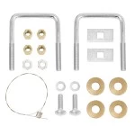 Trailer Tow Hitch For 14-19 Ford Fiesta 4 Dr. Sedan Platform Style 2 Bike Rack w/ Hitch Lock and Cover