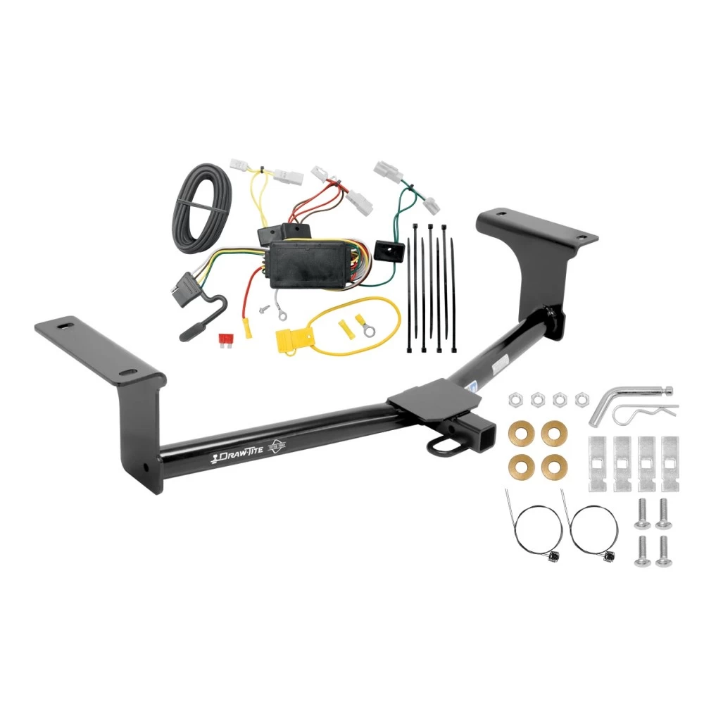 Trailer Tow Hitch For 14-18 Mazda 3 Hatchback w/ Wiring Harness Kit
