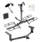 Trailer Tow Hitch For 14-18 Mazda 3 Sedan Platform Style 2 Bike Rack w/ Hitch Lock and Cover