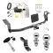 Trailer Tow Hitch For 14-19 Toyota Corolla Sedan Deluxe Package Wiring 2" and 1-7/8" Ball and Lock
