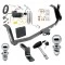 Trailer Tow Hitch For 14-18 Mazda 3 Sedan Deluxe Package Wiring 2" and 1-7/8" Ball and Lock