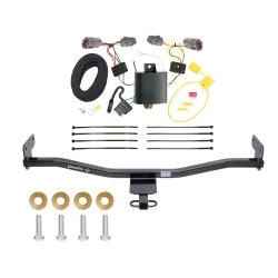 Trailer Tow Hitch For 14-19 KIA Soul w/o LED Taillights w/ Wiring Harness Kit