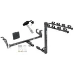 Custom Fit Trailer Hitch4 Bike Carrier Security Lock Pin Rubber Hitch Plug Cover Installation Hardware Installation Instructions 24919 1393100G 580407 2211 Draw-Tite Trailer Tow Hitch 4 Bike Rack 15-18 Chrysler 200 4 Dr. Sedan tilt away adult or child a Trailer Tow Hitch w/ 4 Bike Rack For 15-18 Chrysler 200 4 Dr. Sedan tilt away adult or child arms fold down carrier w/ Lock and Cover