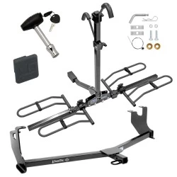Trailer Tow Hitch For 14-19 VW Beetle Platform Style 2 Bike Rack w/ Hitch Lock and Cover