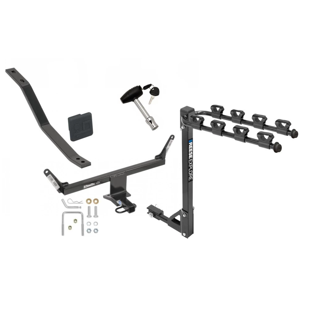 Custom Fit Trailer Hitch4 Bike Carrier Security Lock Pin Rubber Hitch Plug Cover Installation Hardware Installation Instructions 24924 1393100G 580407 2211 Draw-Tite Trailer Tow Hitch 4 Bike Rack 13-20 Cadillac ATS Except ATS-V tilt away adult or child Trailer Tow Hitch w/ 4 Bike Rack For 13-20 Cadillac ATS Except ATS-V tilt away adult or child arms fold down carrier w/ Lock and Cover