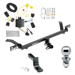 Trailer Tow Hitch For 16-17 Volkswagen GTI All Models Complete Package w/ Wiring Draw Bar and 2" Ball