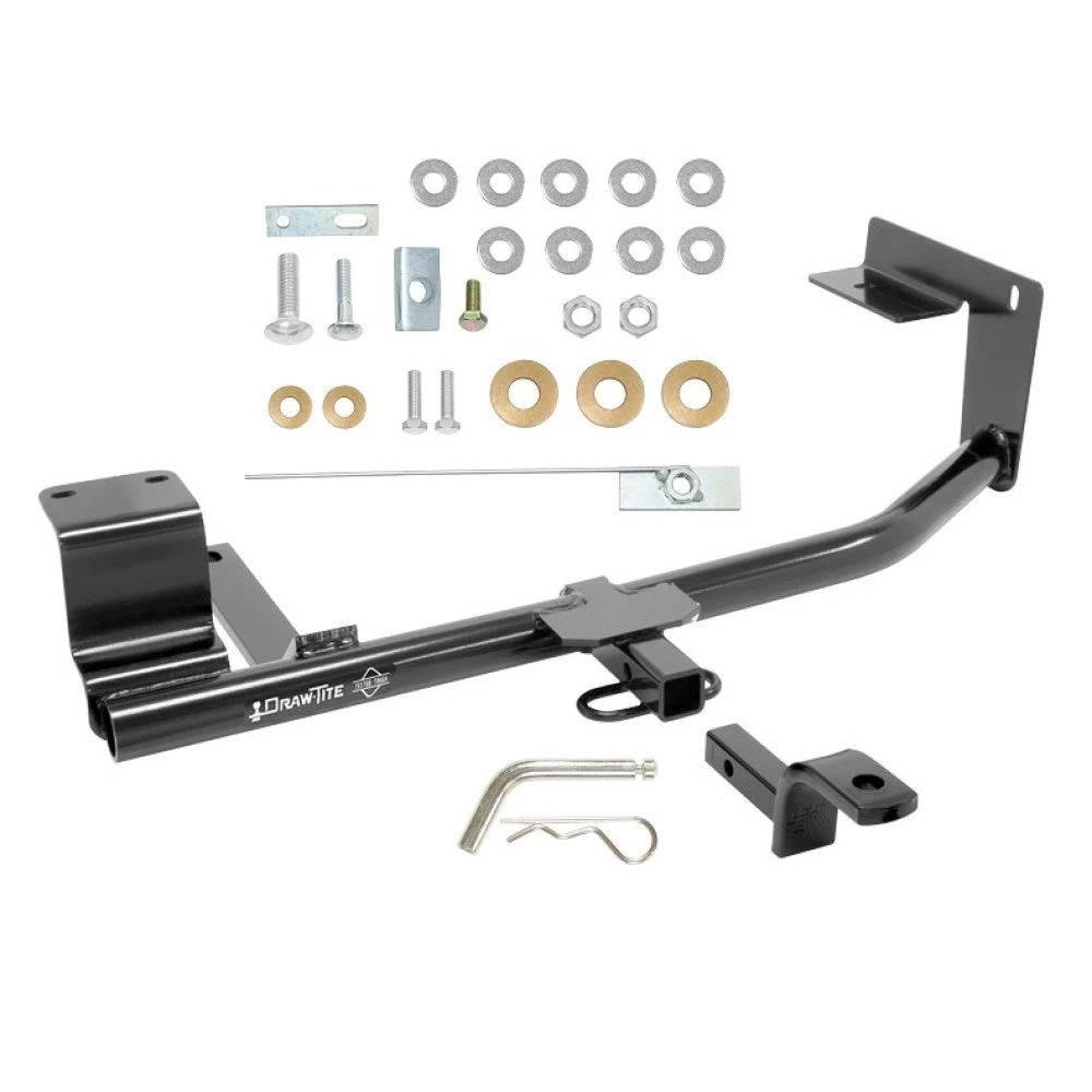 Trailer Tow Hitch For 15-18 VW Jetta Sedan Except TDI or Hybrid 1-1/4" Receiver w/ Draw Bar Kit