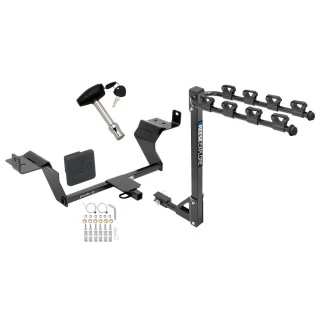 Custom Fit Trailer Hitch4 Bike Carrier Security Lock Pin Rubber Hitch Plug Cover Installation Hardware Installation Instructions 24928 1393100G 580407 2211 Draw-Tite Trailer Tow Hitch 4 Bike Rack 15-23 Mustang tilt away adult or child arms fold down car Trailer Tow Hitch w/ 4 Bike Rack For 15-23 Ford Mustang tilt away adult or child arms fold down carrier w/ Lock and Cover