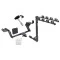 Custom Fit Trailer Hitch4 Bike Carrier Security Lock Pin Rubber Hitch Plug Cover Installation Hardware Installation Instructions 24928 1393100G 580407 2211 Draw-Tite Trailer Tow Hitch 4 Bike Rack 15-23 Mustang tilt away adult or child arms fold down car Trailer Tow Hitch w/ 4 Bike Rack For 15-23 Ford Mustang tilt away adult or child arms fold down carrier w/ Lock and Cover