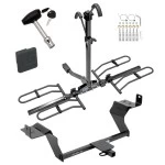 Custom Fit Trailer Hitch2 Bike Carrier Rail Rack Security Lock Pin Rubber Hitch Plug Cover Installation Hardware Installation Instructions 24928 63134 580407 2211 Draw-Tite Trailer Tow Hitch 15-23 Mustang Platform Style 2 Bike Rack Hitch Lock and Cover 1 Trailer Tow Hitch For 15-23 Ford Mustang Platform Style 2 Bike Rack w/ Hitch Lock and Cover