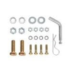 Trailer Tow Hitch For 15-19 Toyota Yaris Hatchback Except SE 20-22 Sedan VW Arteon Receiver w/ Draw Bar Kit