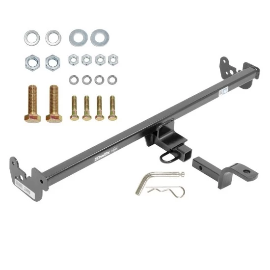Trailer Tow Hitch For 15-19 Toyota Yaris Hatchback Except SE 20-22 Sedan VW Arteon Receiver w/ Draw Bar Kit