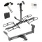 Trailer Tow Hitch For 14-24 INFINITI Q50 Platform Style 2 Bike Rack w/ Hitch Lock and Cover