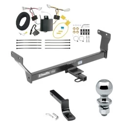 Trailer Tow Hitch For 14-24 INFINITI Q50 Complete Package w/ Wiring Draw Bar and 2" Ball