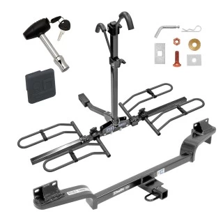 Trailer Tow Hitch For 16-21 Mazda CX-3 Platform Style 2 Bike Rack w/ Hitch Lock and Cover
