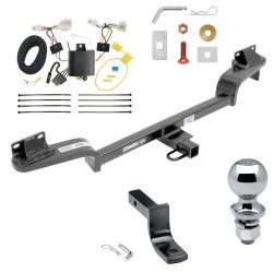 Trailer Tow Hitch For 16-21 Mazda CX-3 All Models Complete Package w/ Wiring Draw Bar and 2" Ball