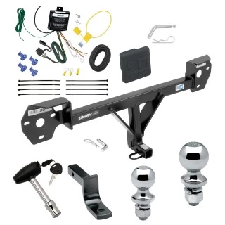 Trailer Tow Hitch For 17-20 Toyota 86 All Models Deluxe Package Wiring 2" and 1-7/8" Ball and Lock