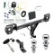 Trailer Tow Hitch For 17-20 Toyota 86 All Models Deluxe Package Wiring 2" and 1-7/8" Ball and Lock