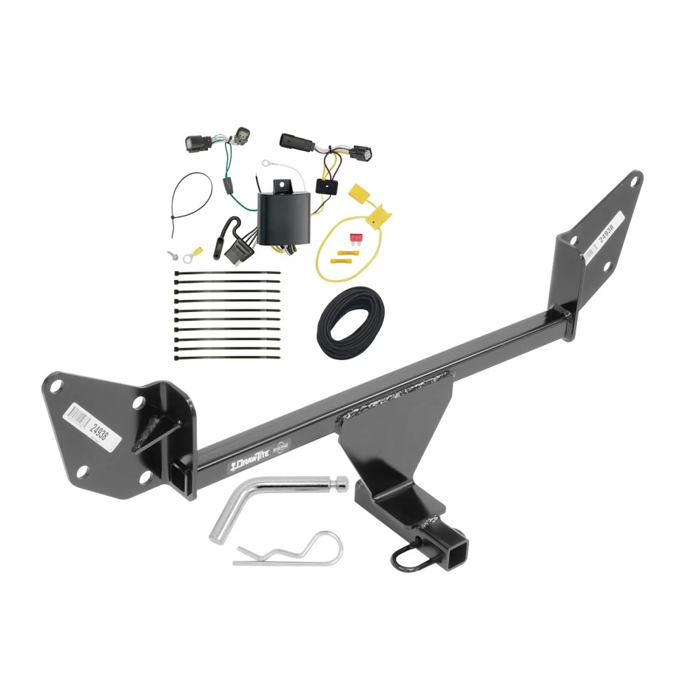 Trailer Tow Hitch For 16-18 Chevy Camaro Trailer Hitch Tow Receiver w/ Wiring Harness Kit