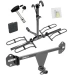 Trailer Tow Hitch For 12-17 BMW 320i 328d 328i 335i Platform Style 2 Bike Rack w/ Hitch Lock and Cover
