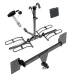 Trailer Tow Hitch For 12-23 Tesla S Platform Style 2 Bike Rack w/ Hitch Lock and Cover Trailer Tow Hitch For 12-23 Tesla S Platform Style 2 Bike Rack w/ Hitch Lock and Cover