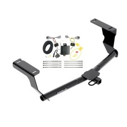 Trailer Hitch w/ Wiring Harness Kit For 12-16 Subaru Impreza 5 Dr. Wagon single exhaust 1-1/4" Tow Receiver