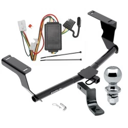 Trailer Tow Hitch For 13-13 Subaru XV Crosstrek 14-15 (Except Hybrid) Complete Package w/ Wiring Draw Bar and 2" Ball