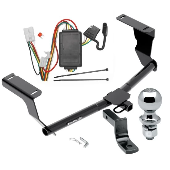 Trailer Tow Hitch For 13-13 Subaru XV Crosstrek 14-15 (Except Hybrid) Complete Package w/ Wiring Draw Bar and 2" Ball