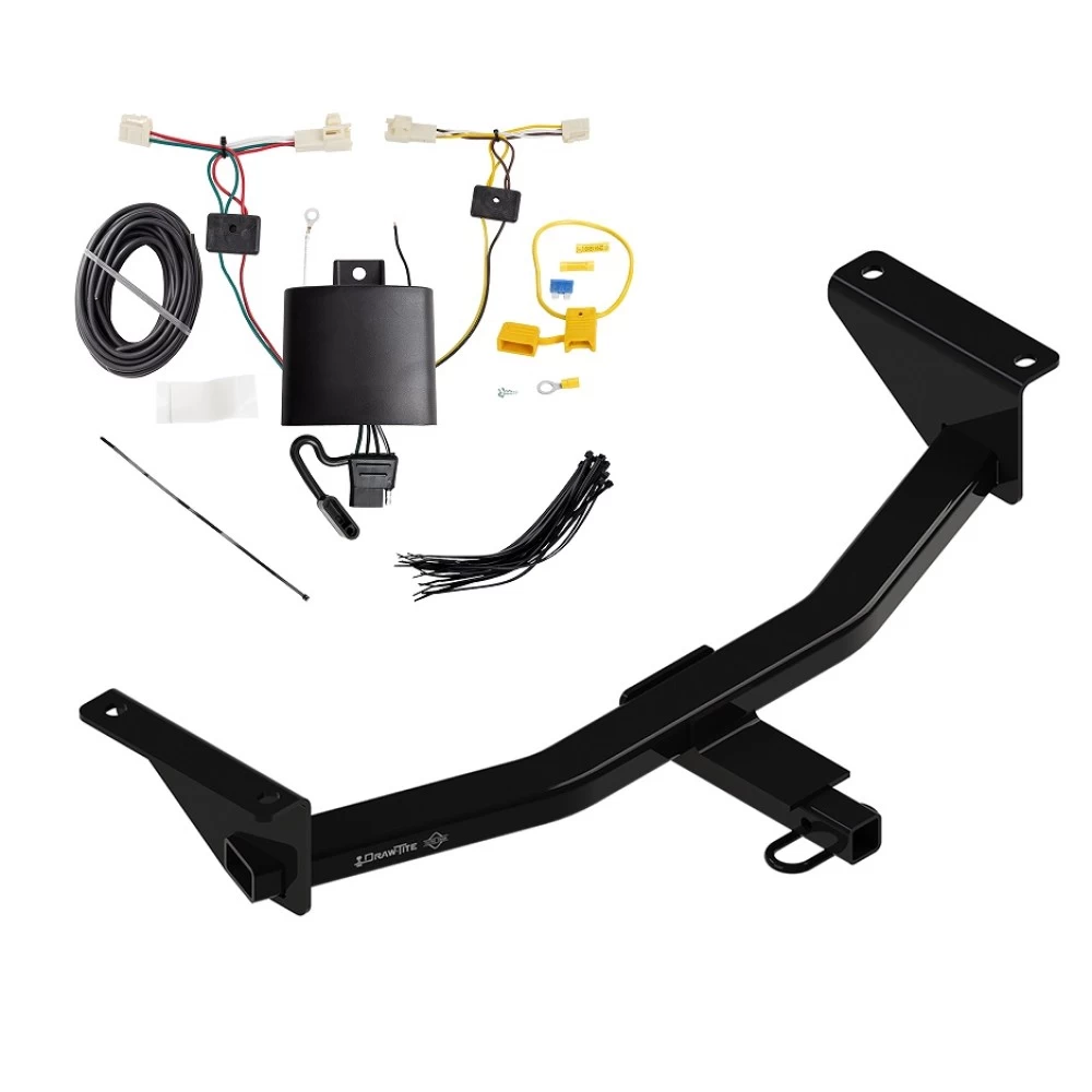 Trailer Tow Hitch w/ Wiring For 19-26 Mazda 3 Sedan 1-1/4" Towing Receiver Class 1