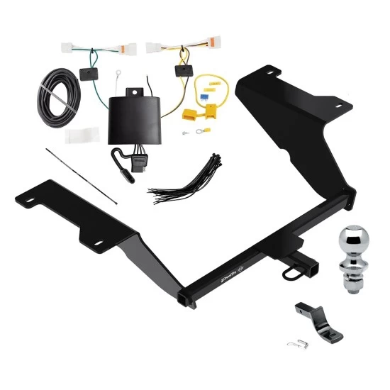 Trailer Tow Hitch For 20-23 Hyundai Sonata Complete Package w/ Wiring Draw Bar and 1-7/8" Ball