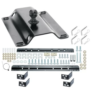 Reese 25K Gooseneck Trailer Hitch w/ Rails For 1994-2004 Dodge Dakota Base Rail Kit Brackets and Hardware Heavy Duty