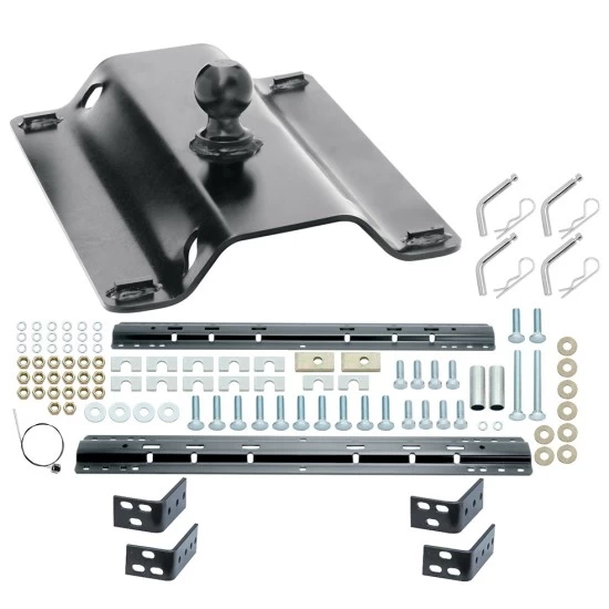Reese 25K Gooseneck Trailer Hitch w/ Rails For 1994-2004 Dodge Dakota Base Rail Kit Brackets and Hardware Heavy Duty