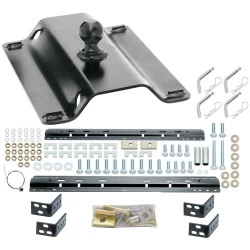 Reese 25K Gooseneck Trailer Hitch w/ Rails For 2007-2021 Toyota Tundra Base Rail Kit Brackets and Hardware Heavy Duty